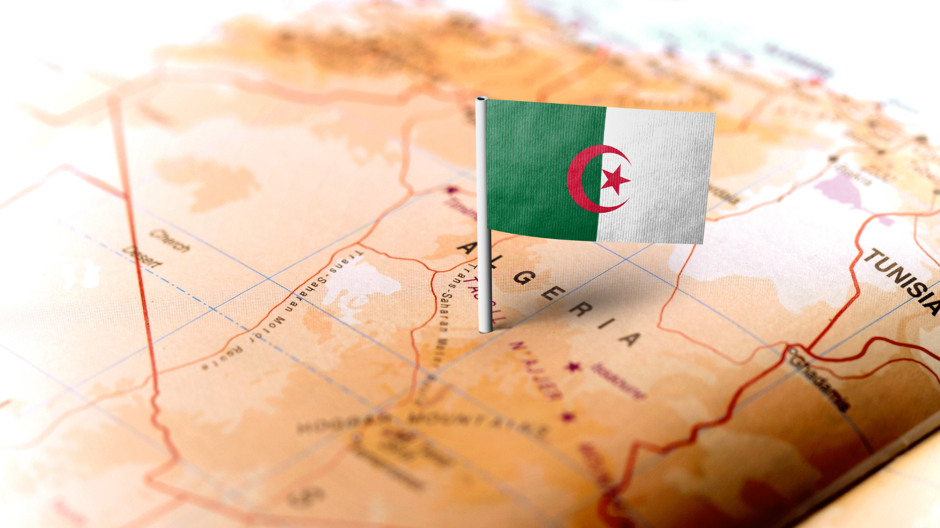 carte algerie